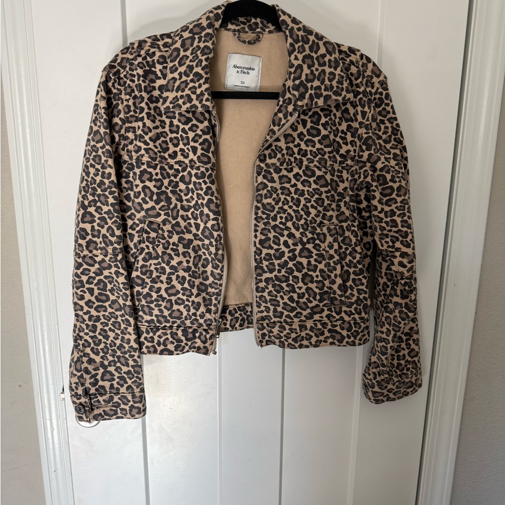 A&F Leopard Jacket
